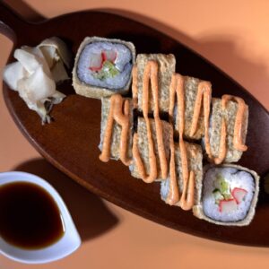 Tempura rolnice Krab tempura rolnice